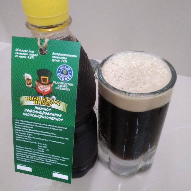 Пиво Irish Stout Honey 1л