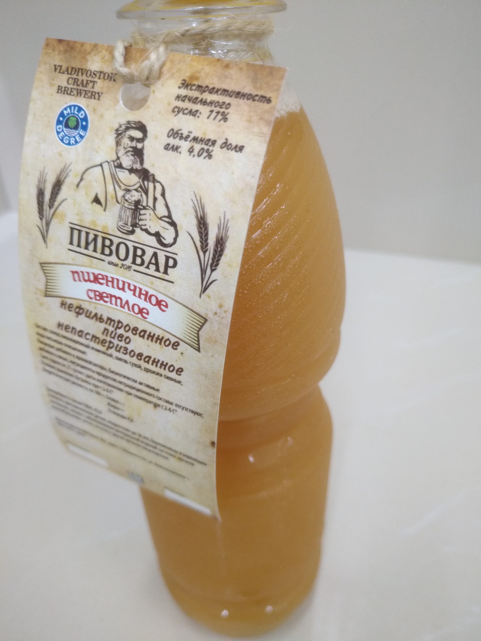 Пивовар пшеничное светлое 1л